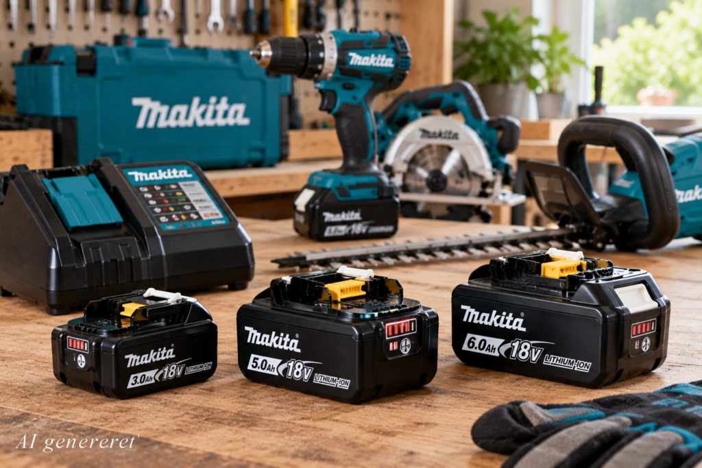Sådan vælger du et Makita batteri, der passer til dit værktøj