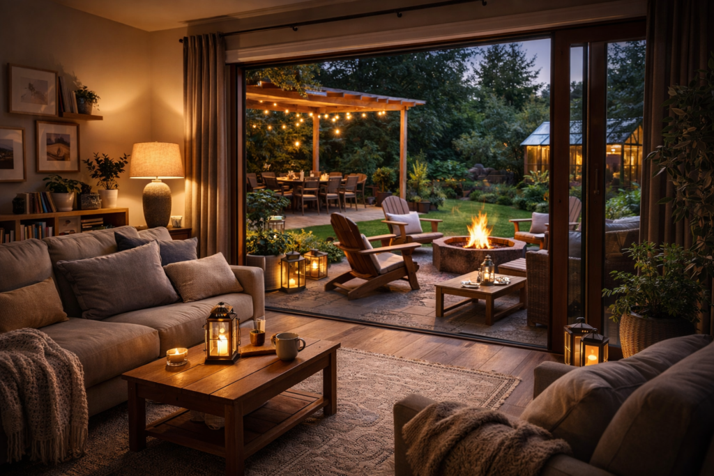 Indretning der skaber hygge – både ude og inde